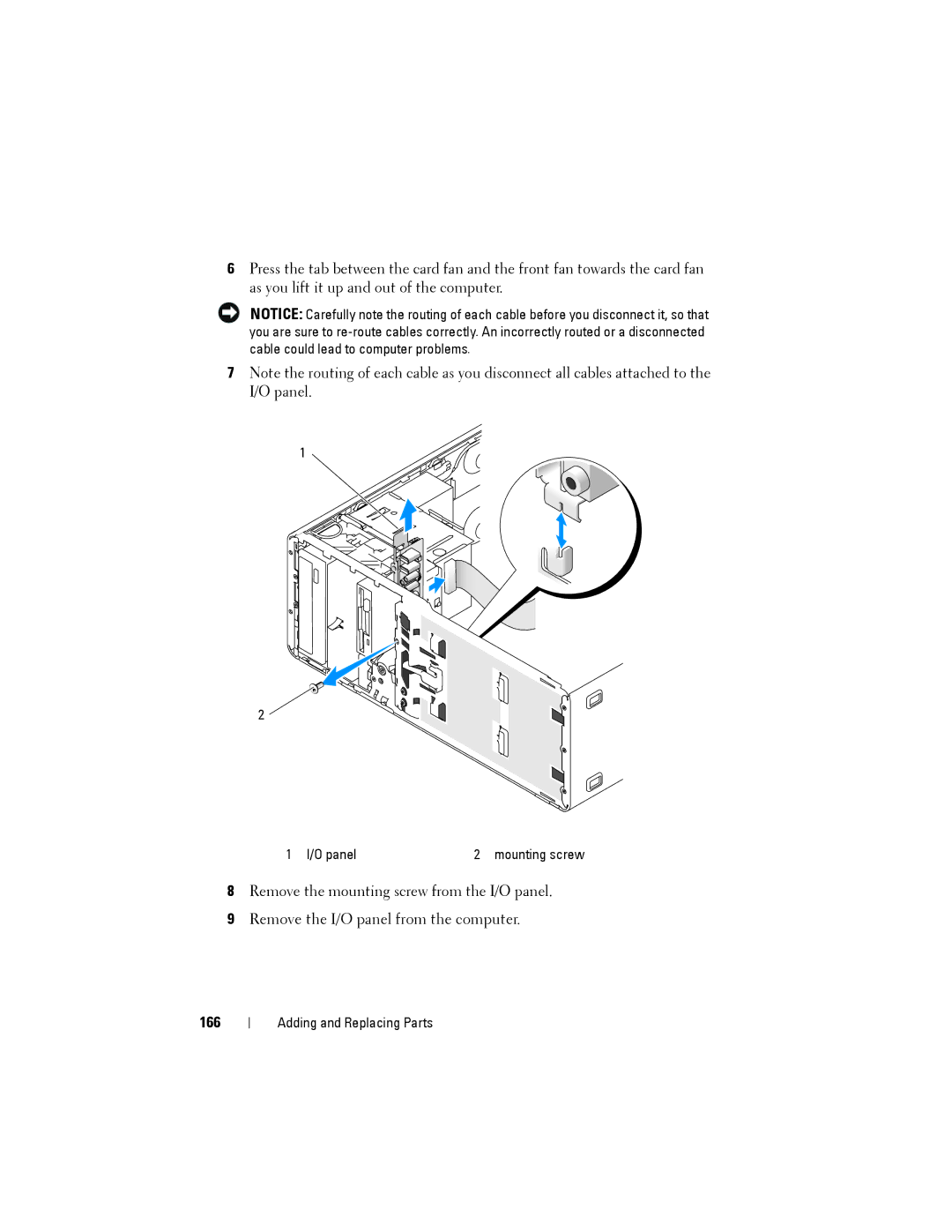 Dell NX046 manual 166 