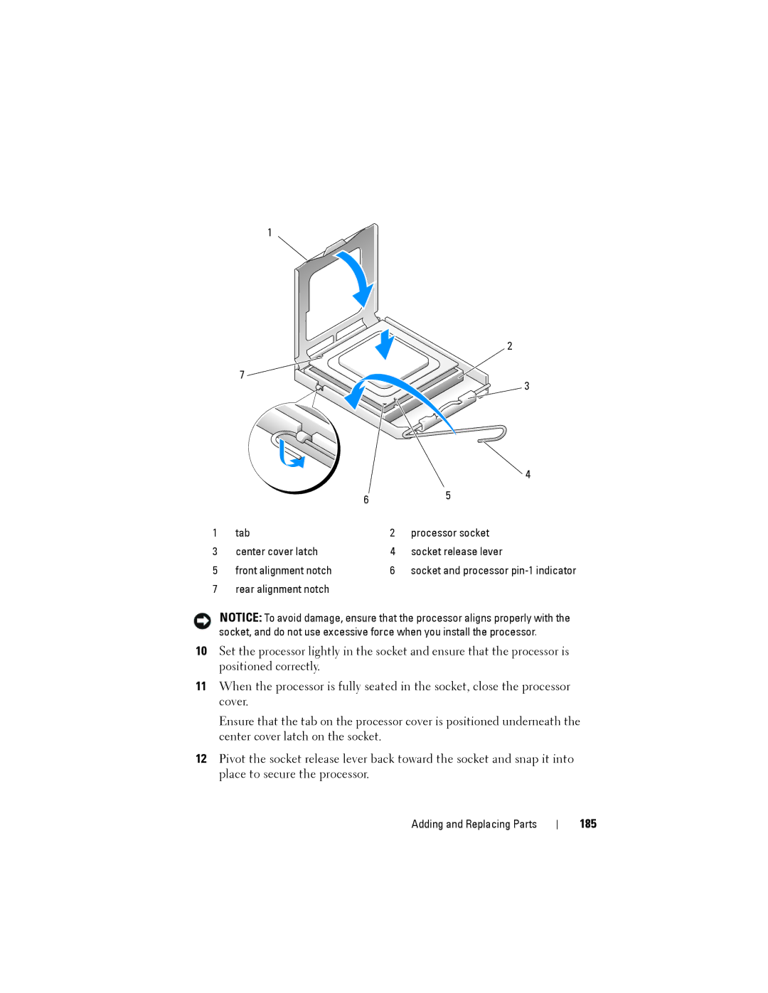 Dell NX046 manual 185 