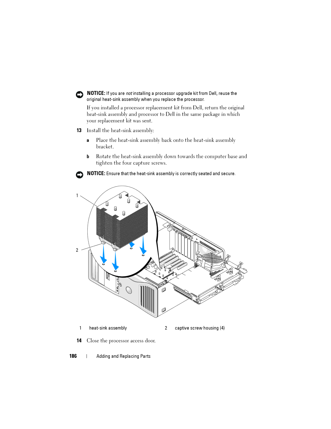 Dell NX046 manual 186 