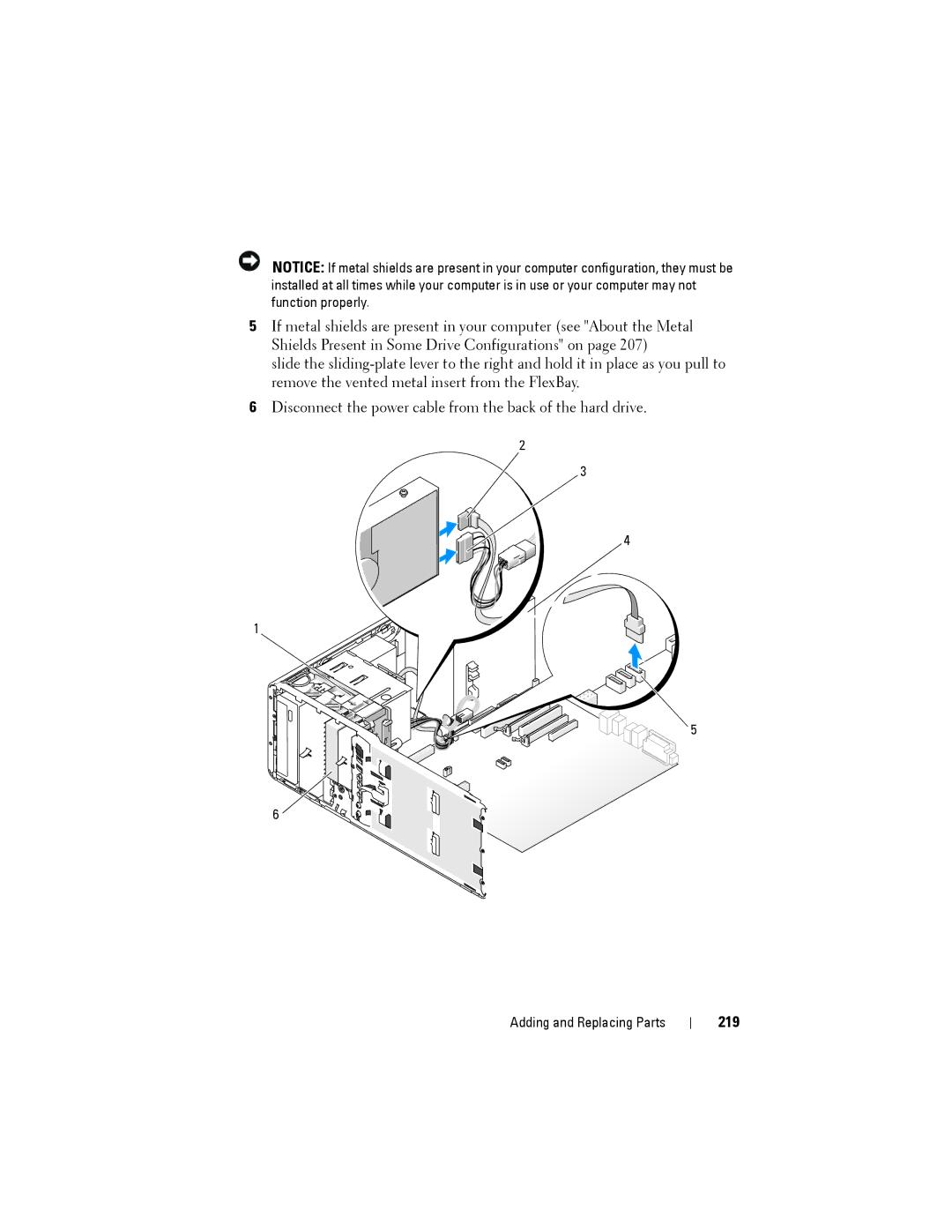 Dell NX046 manual 219 