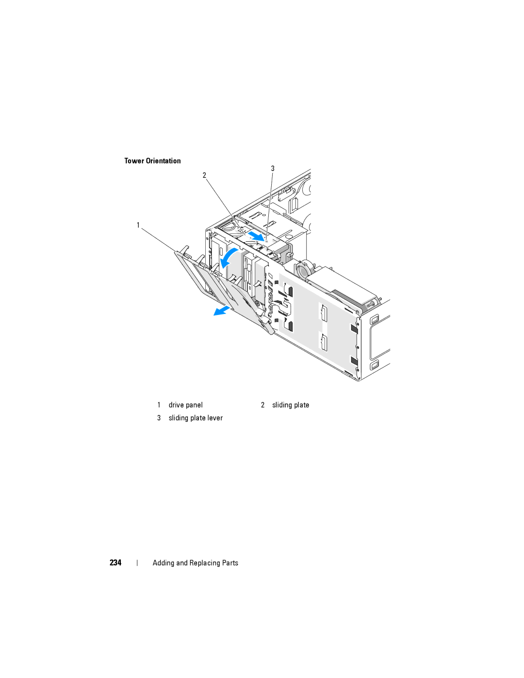 Dell NX046 manual 234, Tower Orientation 