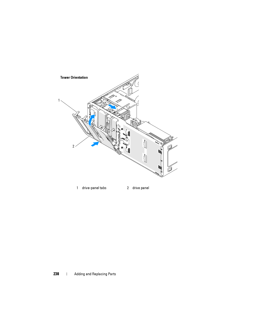 Dell NX046 manual 238, Tower Orientation 