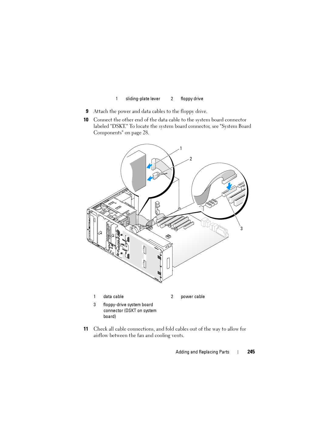 Dell NX046 manual 245 