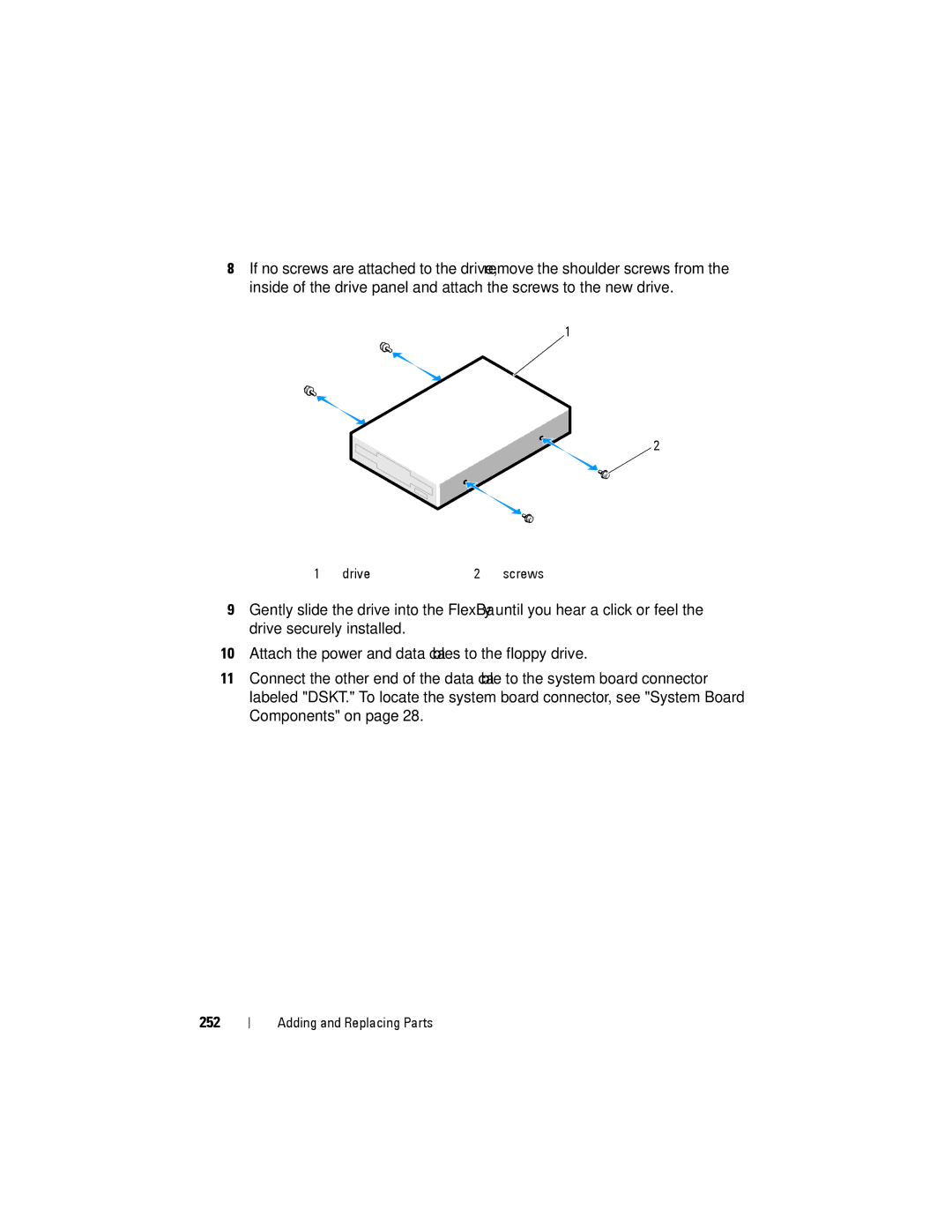 Dell NX046 manual 252 