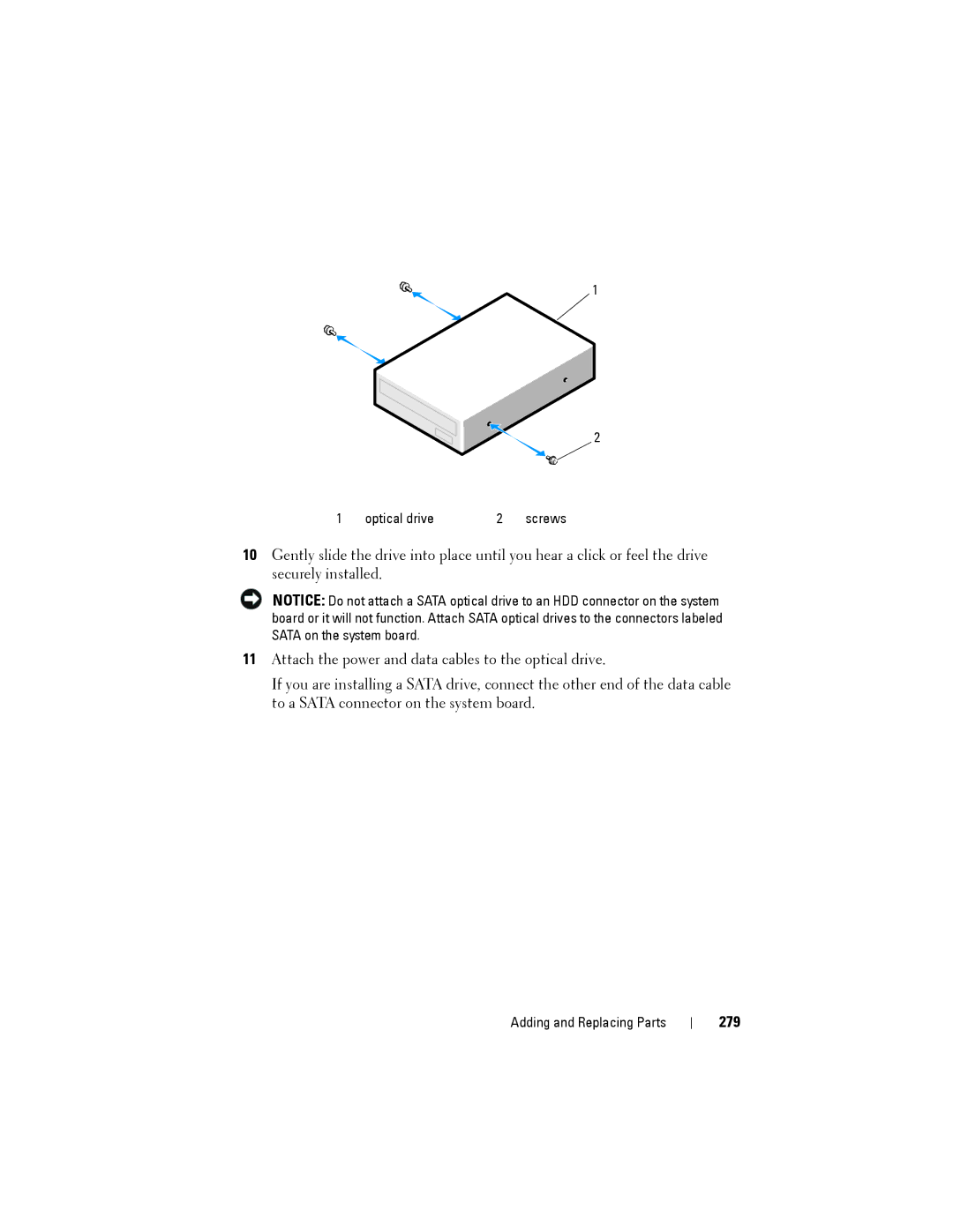 Dell NX046 manual 279 