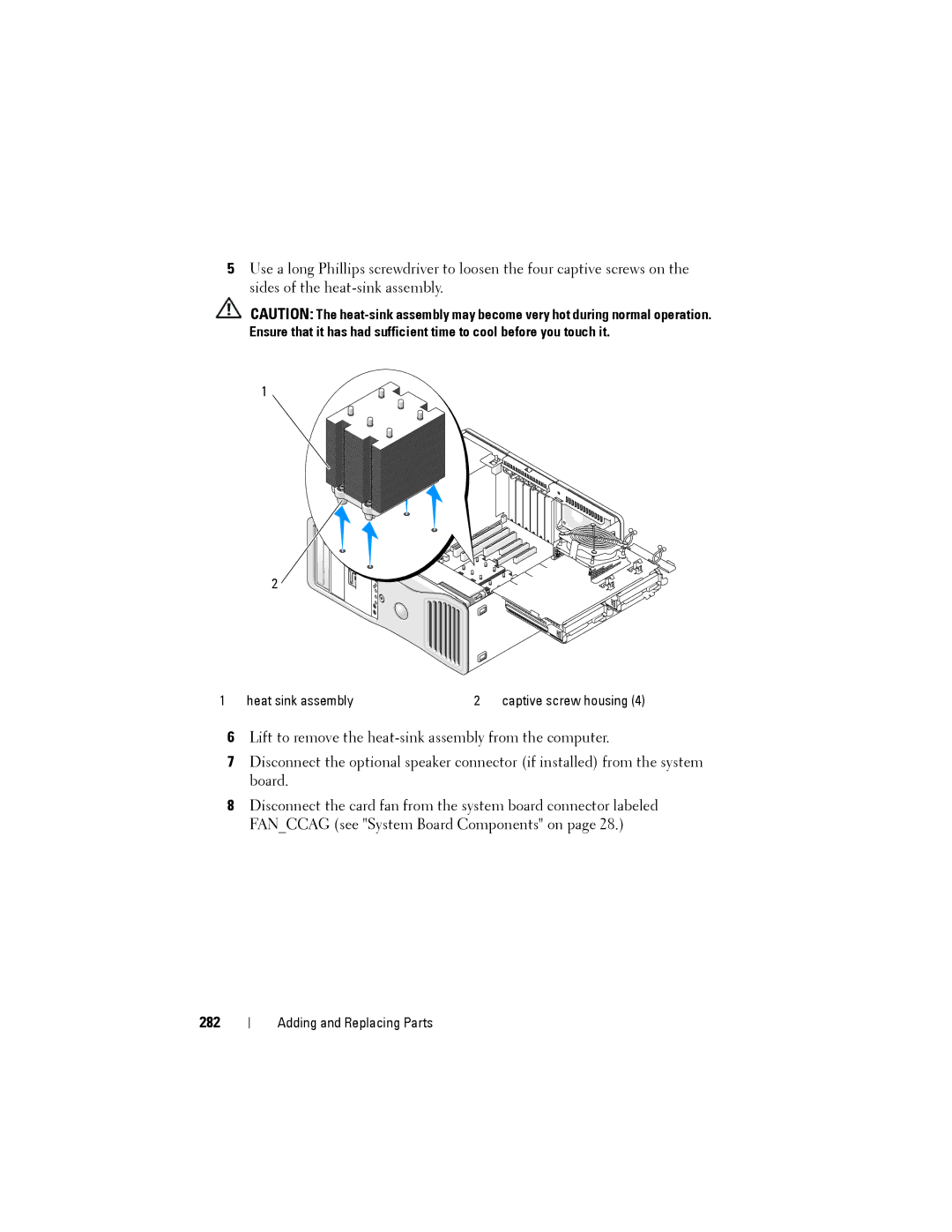 Dell NX046 manual 282 