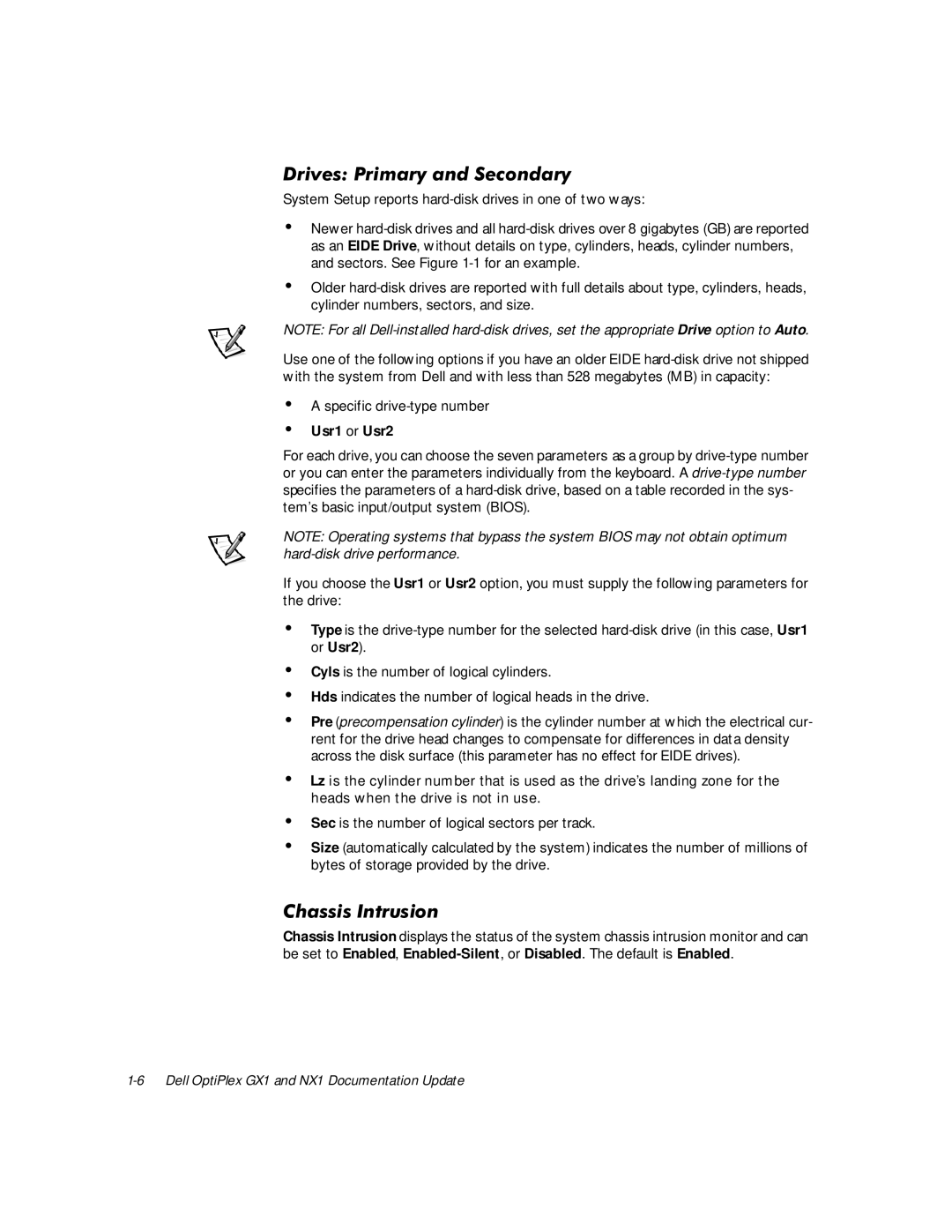 Dell NX1, GX1 manual ULYHV3ULPDU\DQG6HFRQGDU, Kdvvlv,Qwuxvlrq 