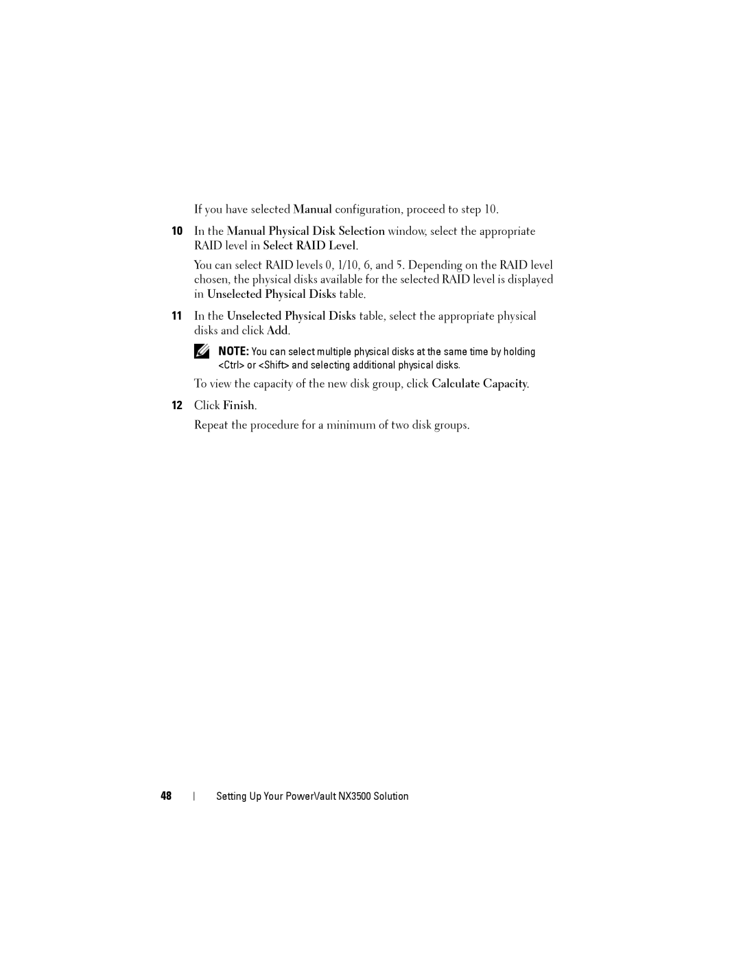 Dell manual Setting Up Your PowerVault NX3500 Solution 