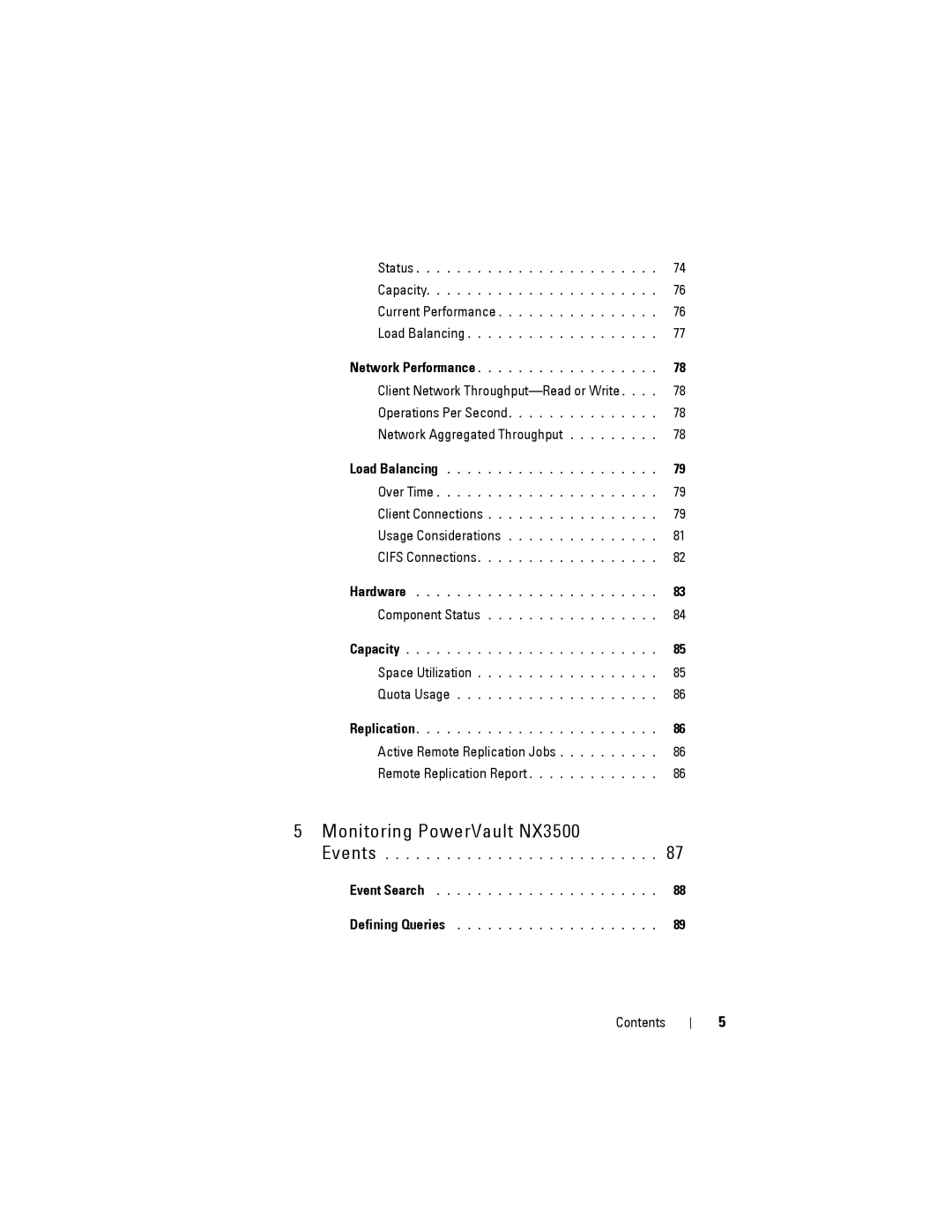 Dell NX3500 manual Client Network Throughput-Read or Write 