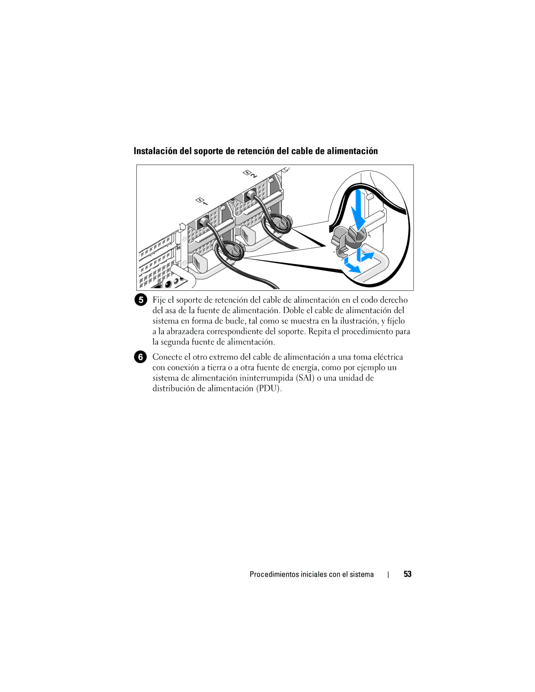 Dell R805 System, NX702 manual Procedimientos iniciales con el sistema 