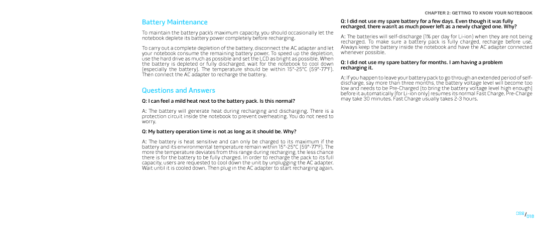 Dell P01E, P776N manual Battery Maintenance, Questions and Answers 