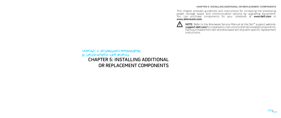 Dell P01E, P776N manual Installing Additional Or Replacement Components 