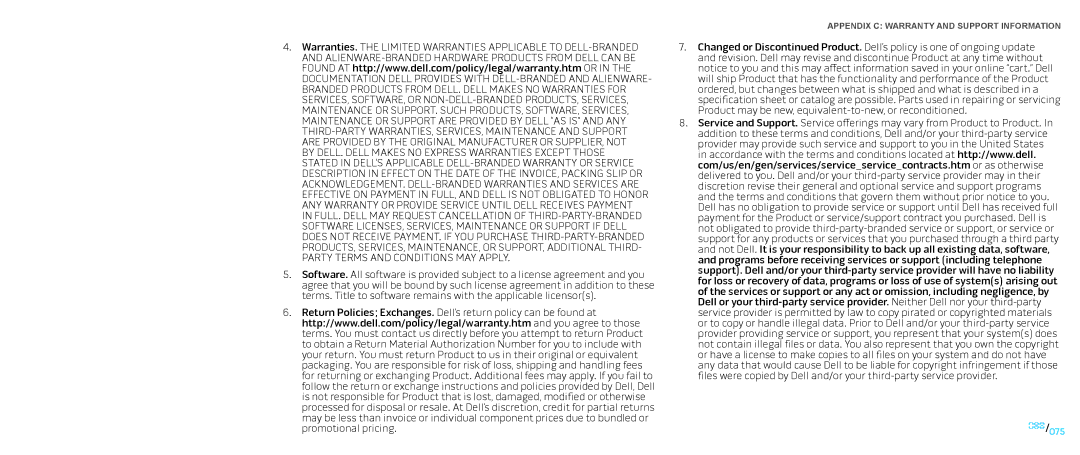 Dell P776N, P01E manual 075/075 