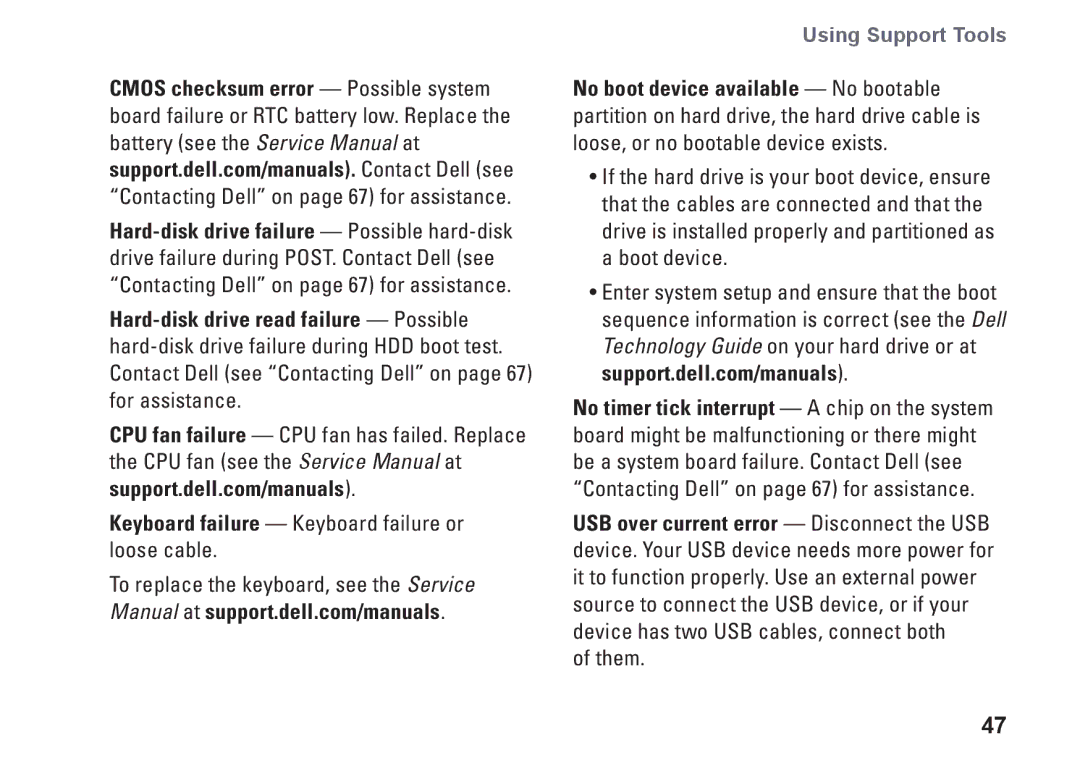 Dell P07T setup guide Them 