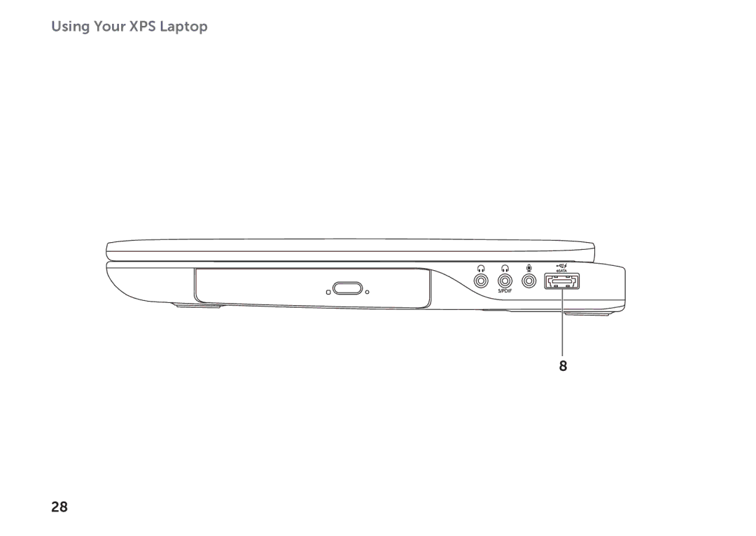 Dell P09E setup guide Using Your XPS Laptop 