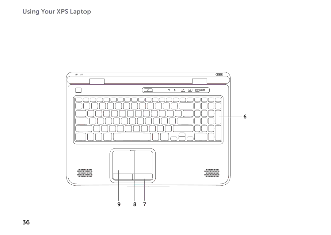 Dell P09E setup guide Using Your XPS Laptop 