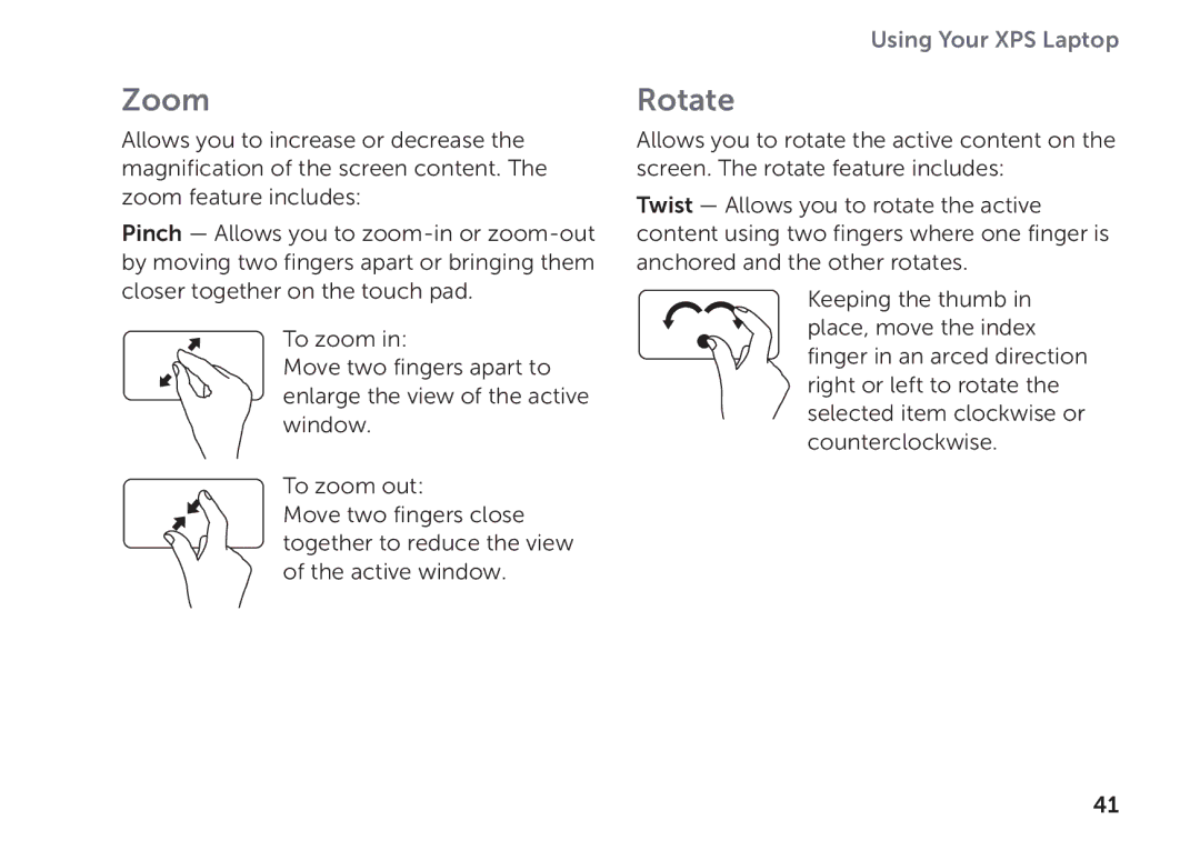 Dell P09E setup guide Zoom 