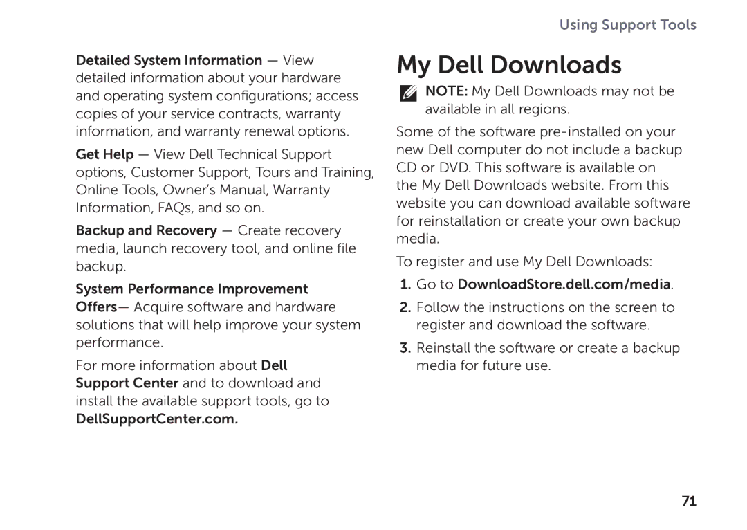 Dell P09E002 setup guide My Dell Downloads 