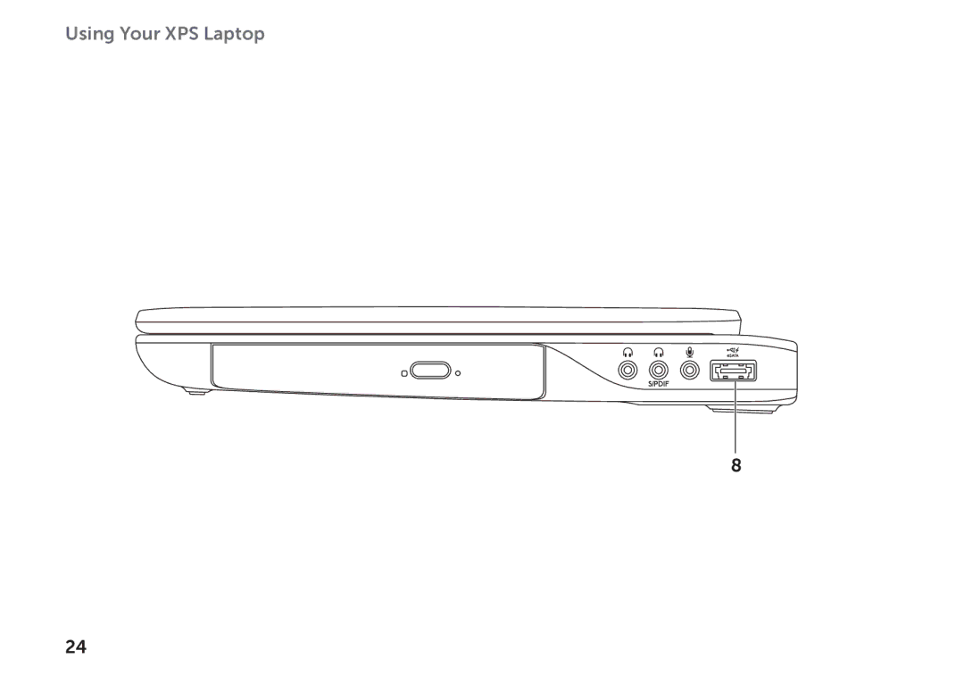 Dell P11F setup guide Using Your XPS Laptop 