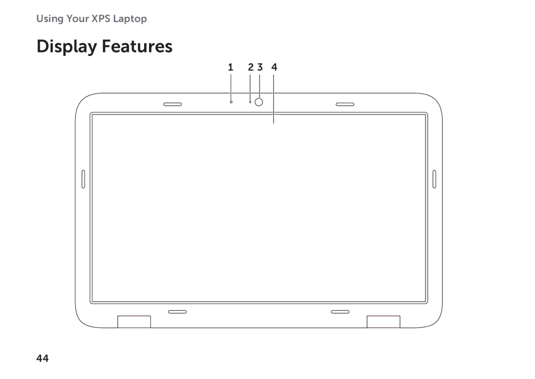 Dell P11F setup guide Display Features 