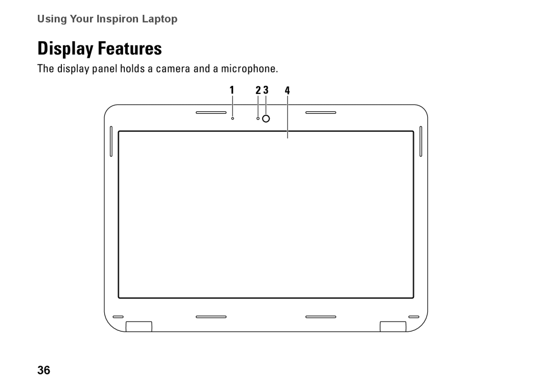 Dell M301Z, P11S002, HYD06 setup guide Display Features 