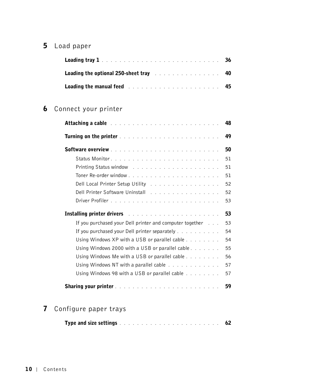 Dell P1500 owner manual Load paper 