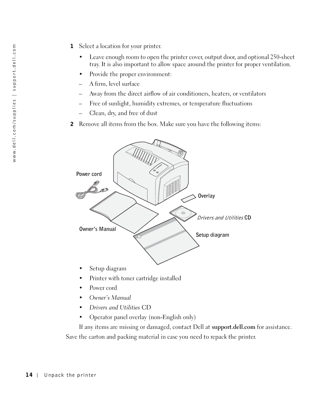 Dell P1500 owner manual Drivers and Utilities CD 