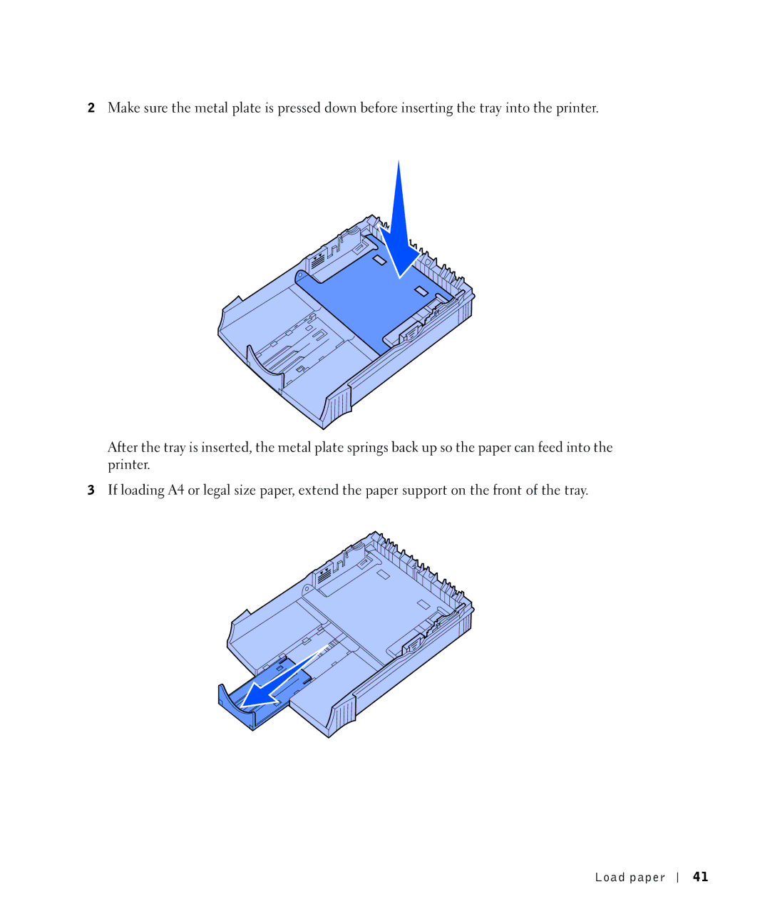 Dell P1500 owner manual Load paper 