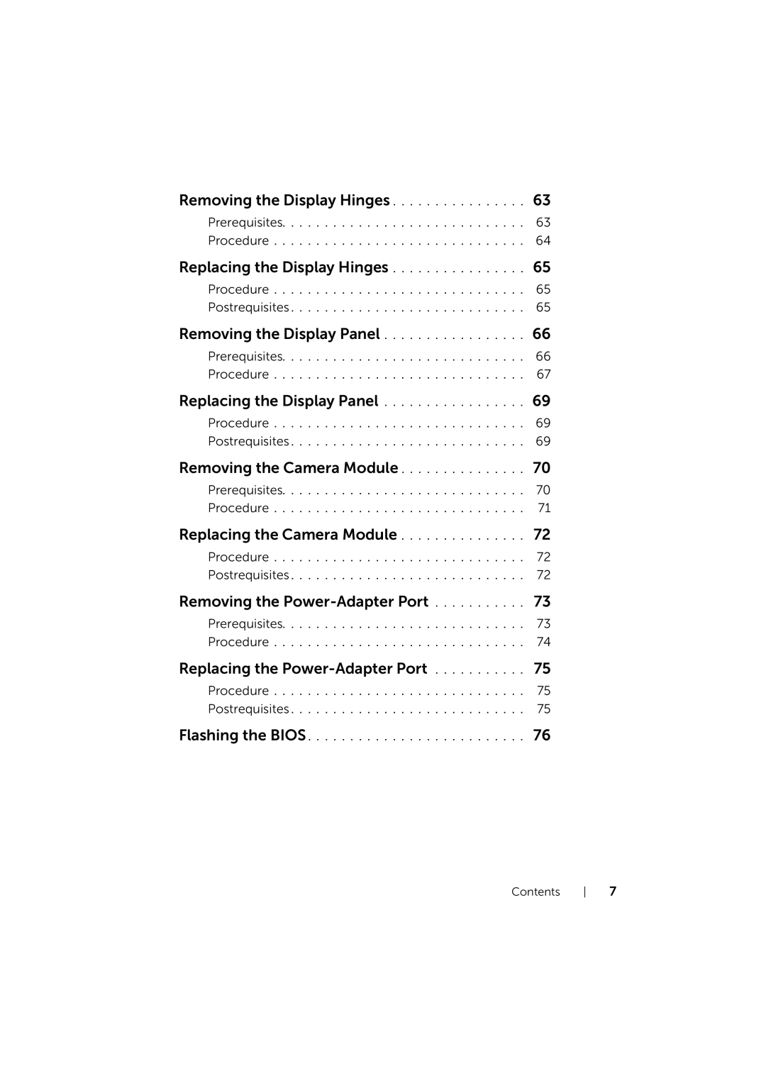 Dell P17E owner manual Removing the Power-Adapter Port 