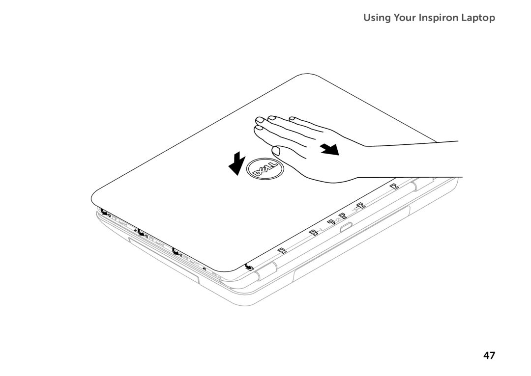 Dell P17F setup guide Using Your Inspiron Laptop 