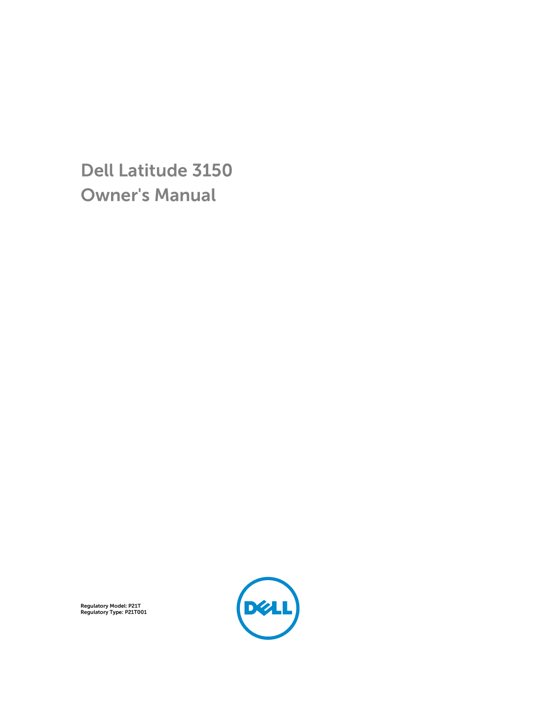 Dell P21T owner manual Dell Latitude 