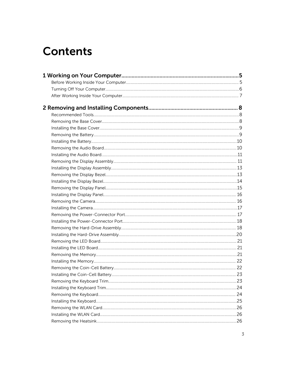 Dell P21T owner manual Contents 