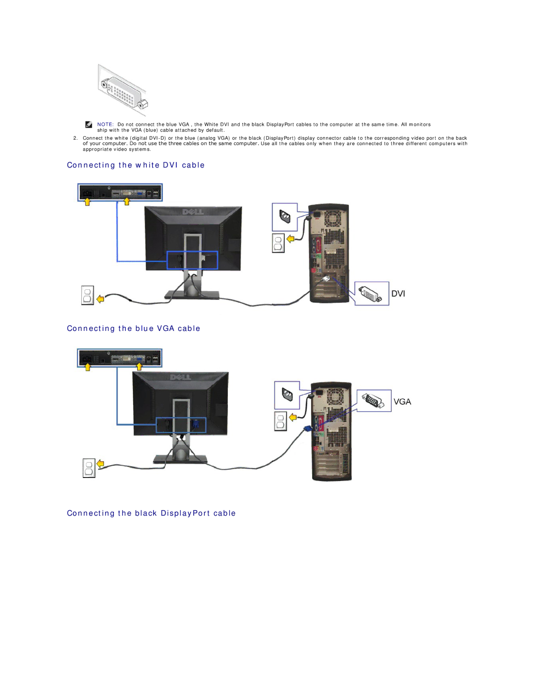 Dell P2210 appendix 