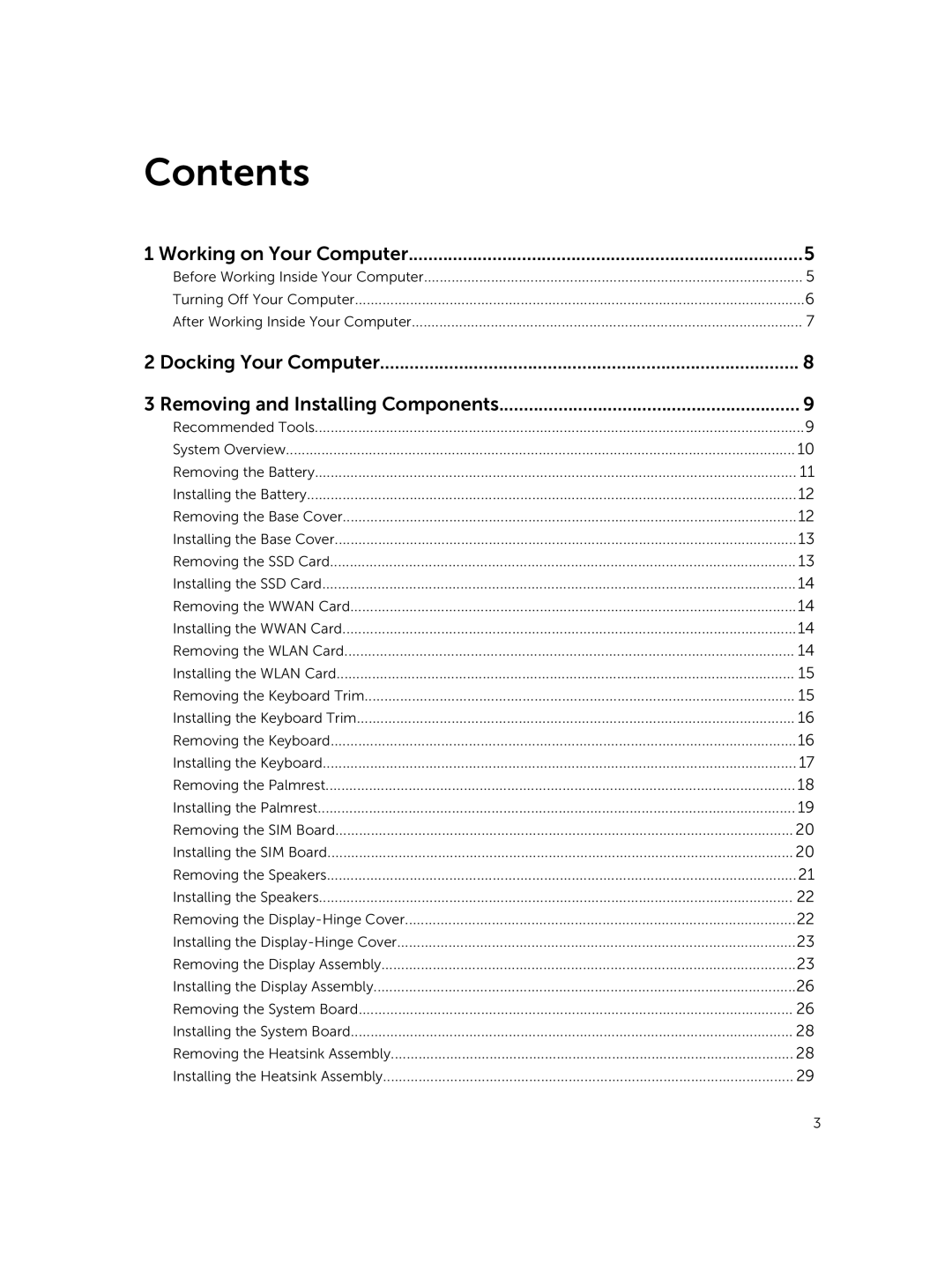 Dell P22S002 owner manual Contents 