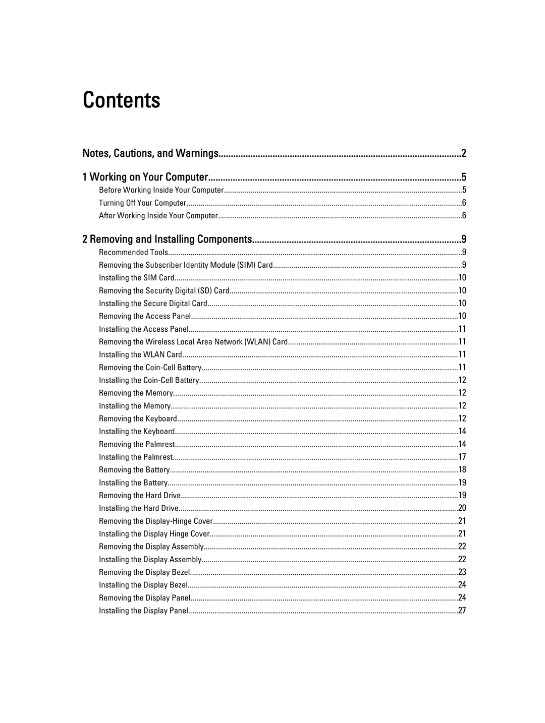 Dell P32G owner manual Contents 