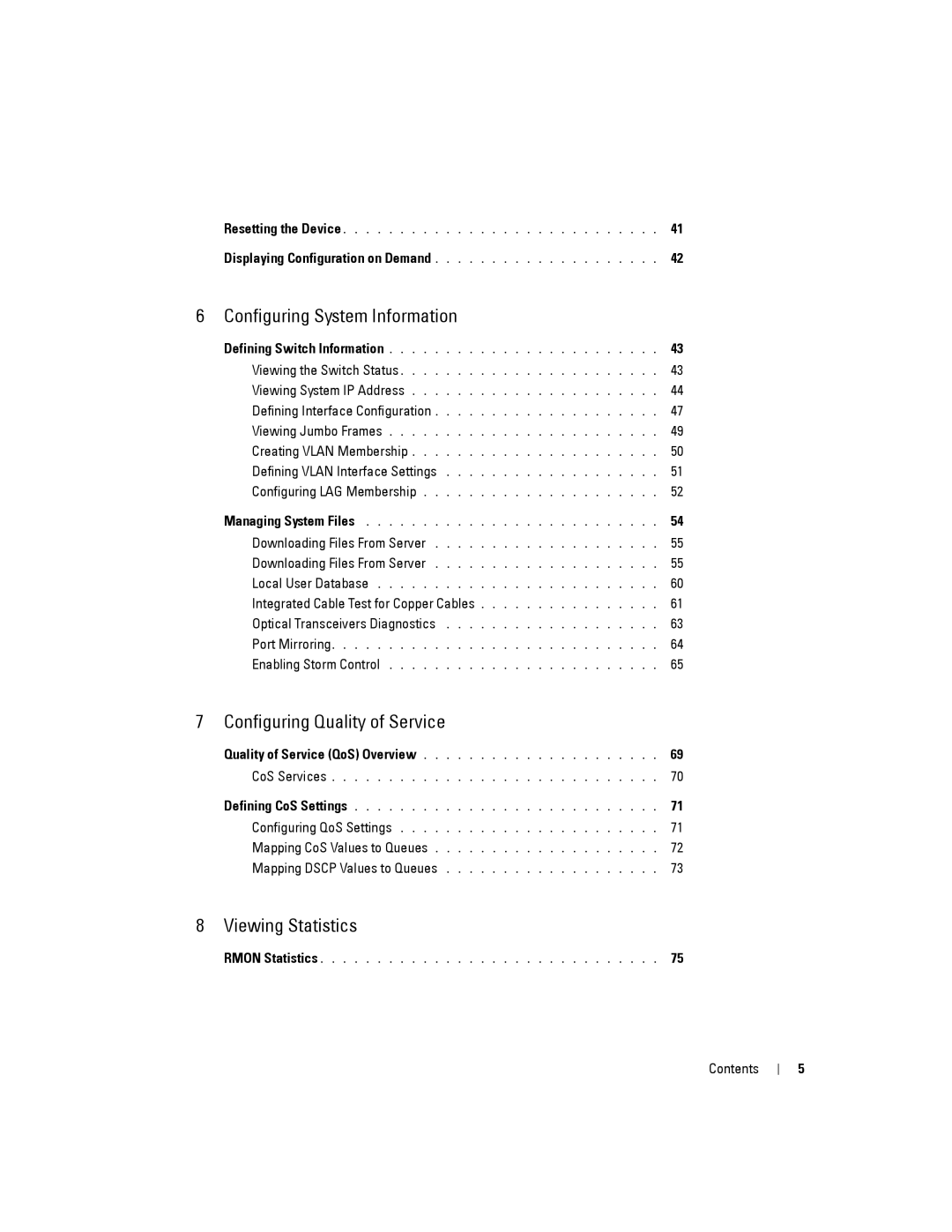 Dell PC2708, PC2748, PC2716, PC2724 manual Viewing Statistics 