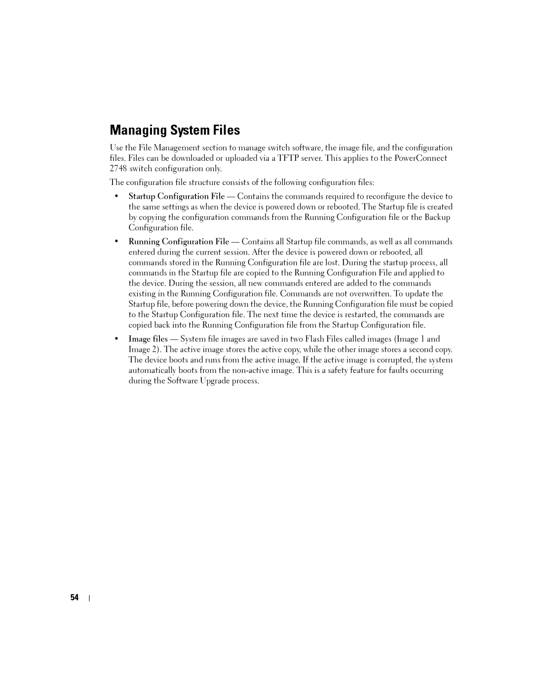 Dell PC2716, PC2748, PC2708, PC2724 manual Managing System Files 