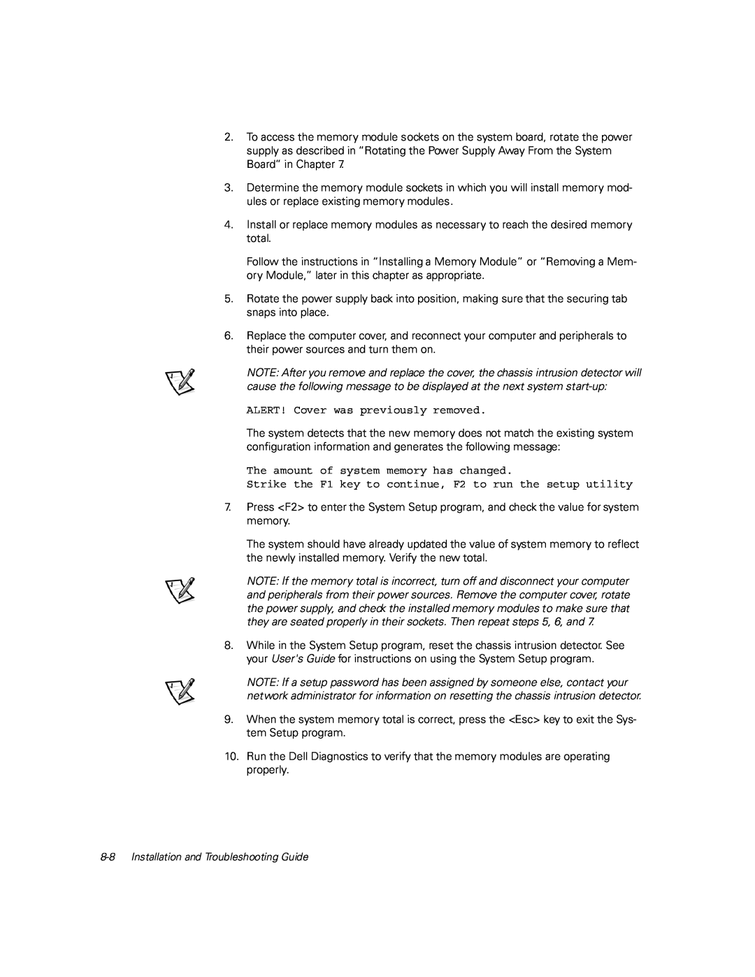 Dell PCI3 manual Installation and Troubleshooting Guide 