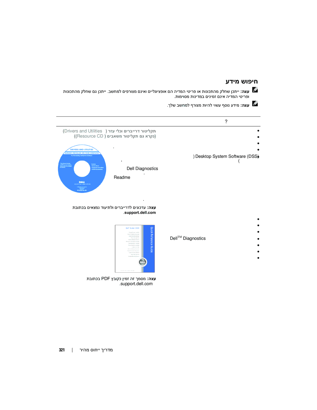 Dell PD050 manual עדימ שופיח, 321 ריהמ סוחיי ךירדמ 