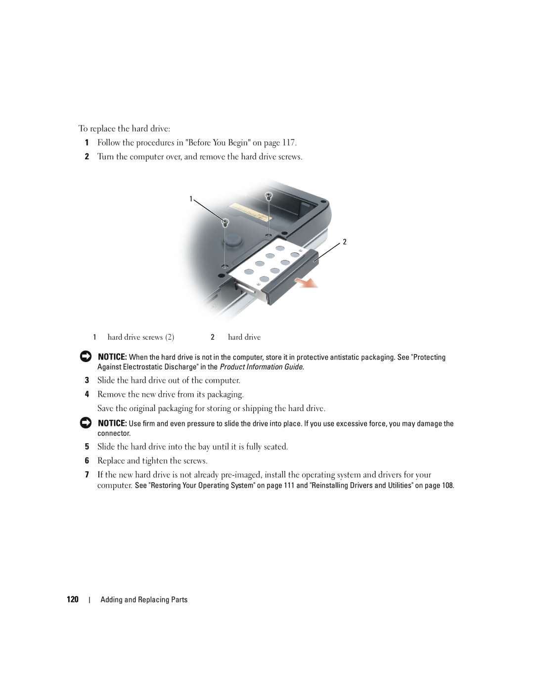 Dell PD598 owner manual 120 