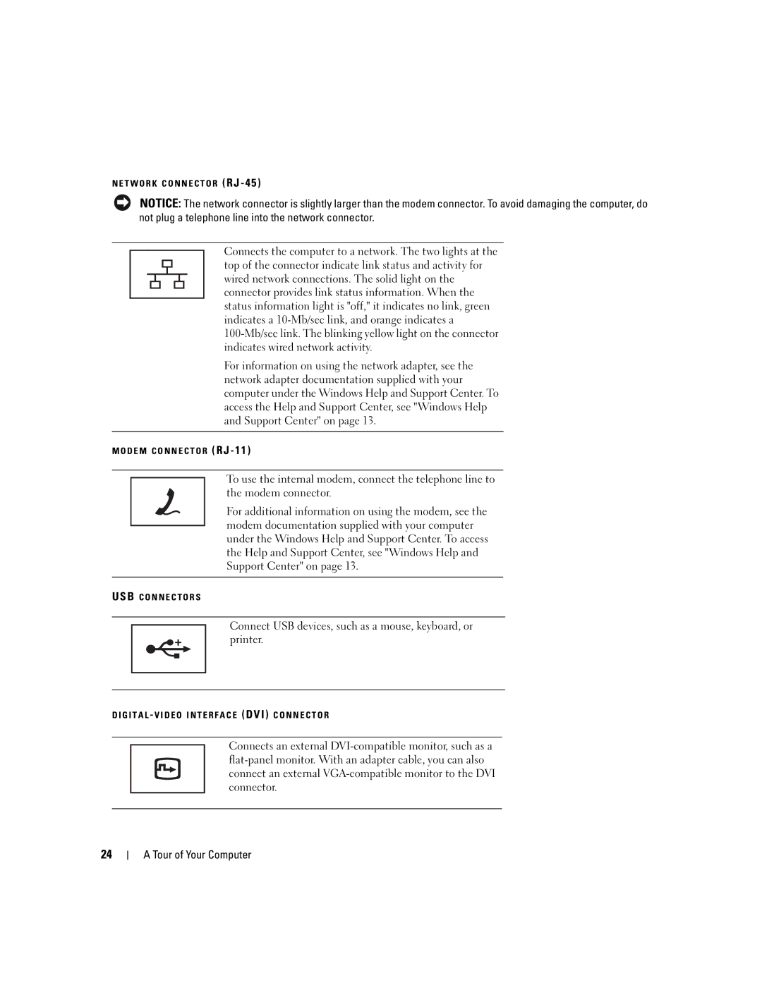 Dell PD598 owner manual Connect USB devices, such as a mouse, keyboard, or printer 