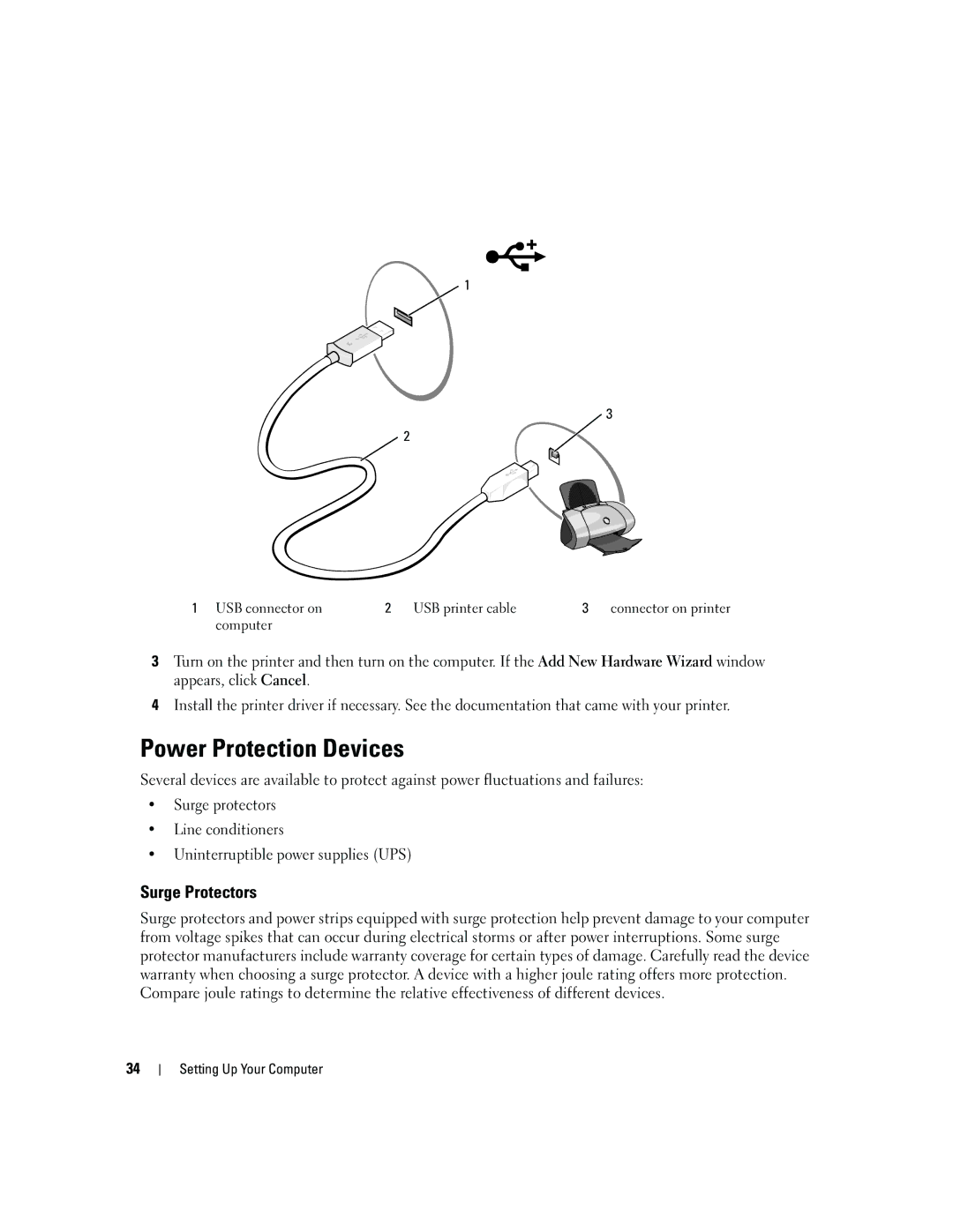 Dell PD598 owner manual Power Protection Devices, Surge Protectors 