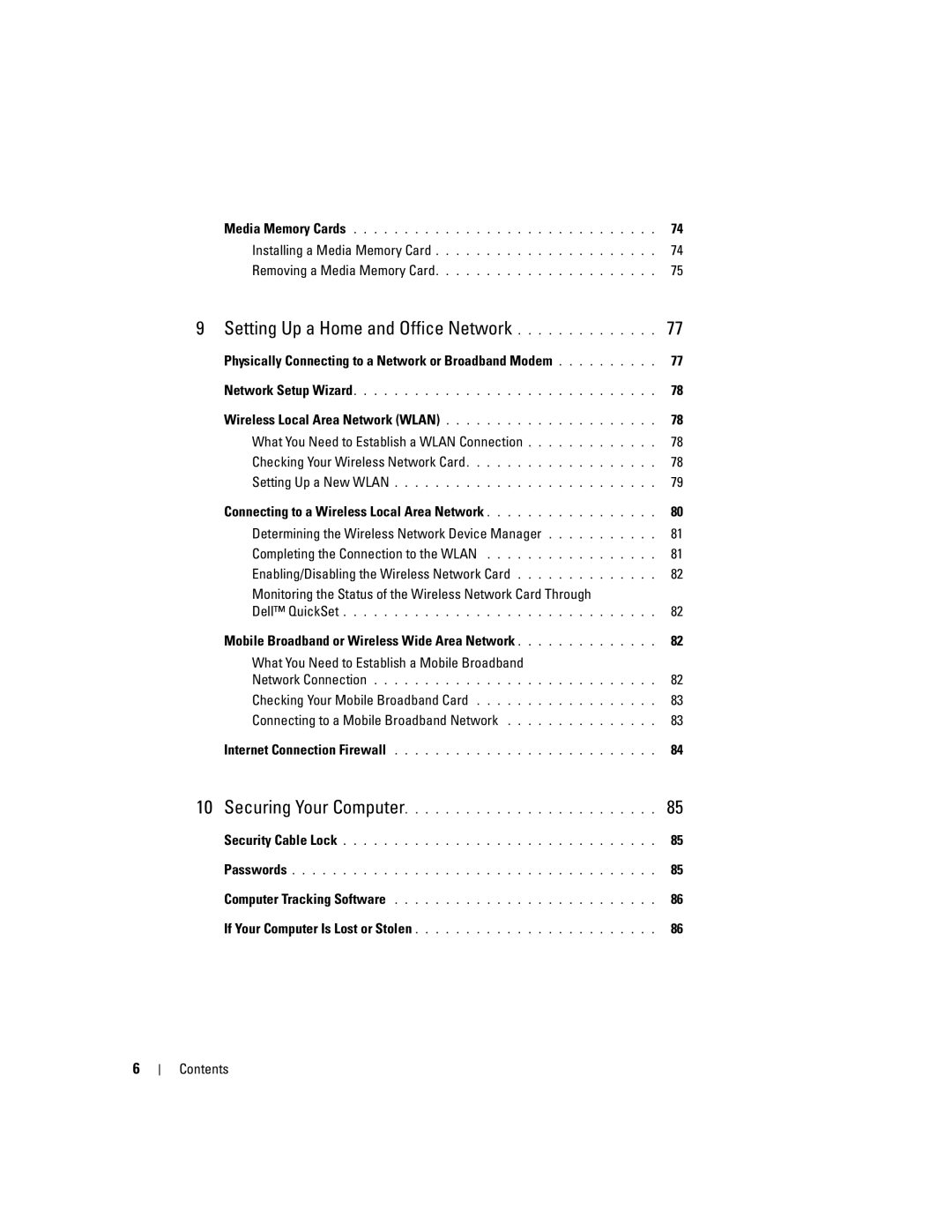 Dell PD598 owner manual Physically Connecting to a Network or Broadband Modem, What You Need to Establish a Wlan Connection 