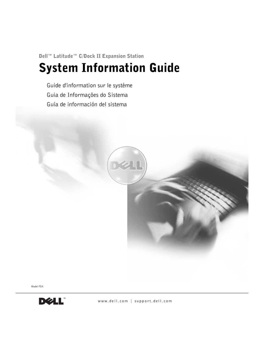 Dell PDX manual System Information Guide 