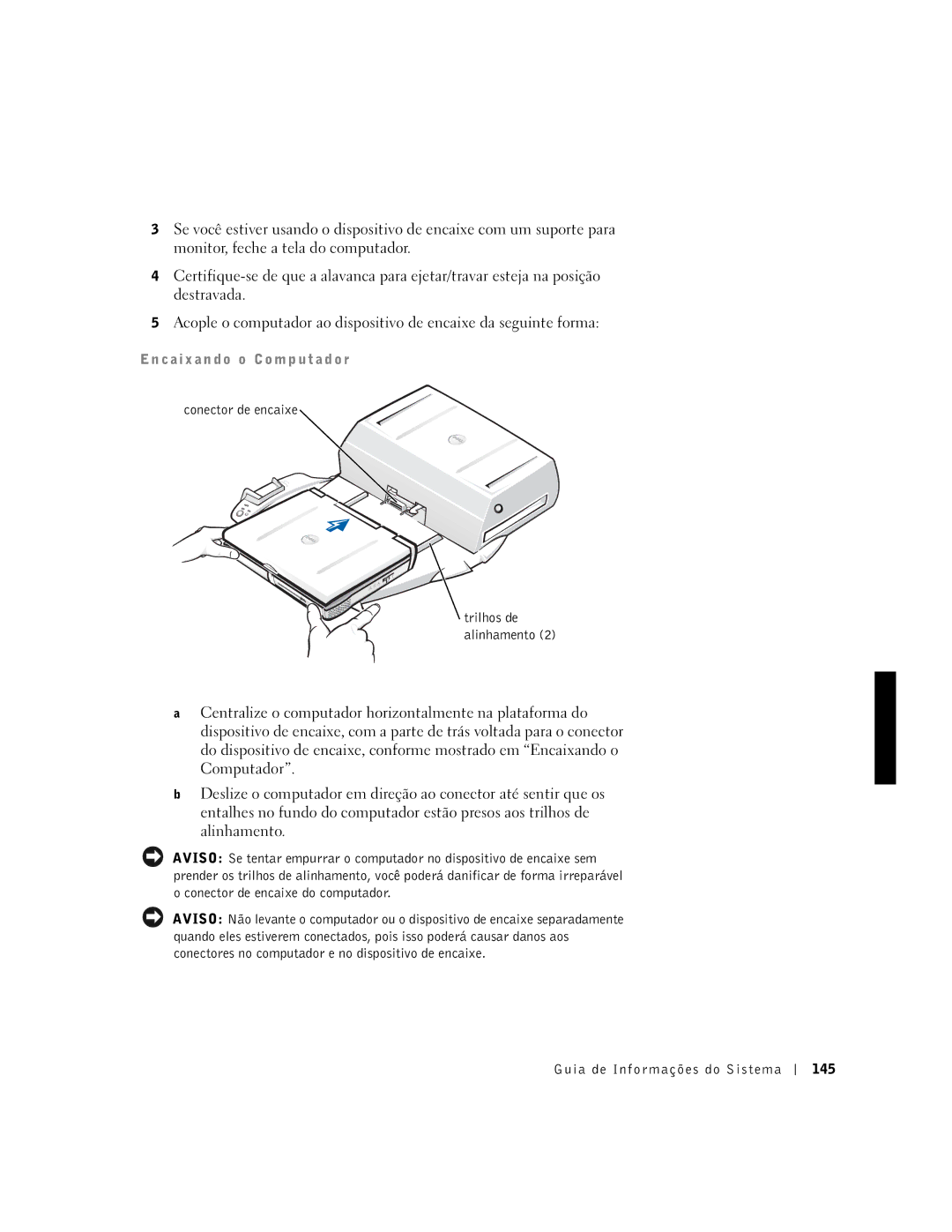 Dell PDX manual C a i x a n d o o C o m p u t a d o r 