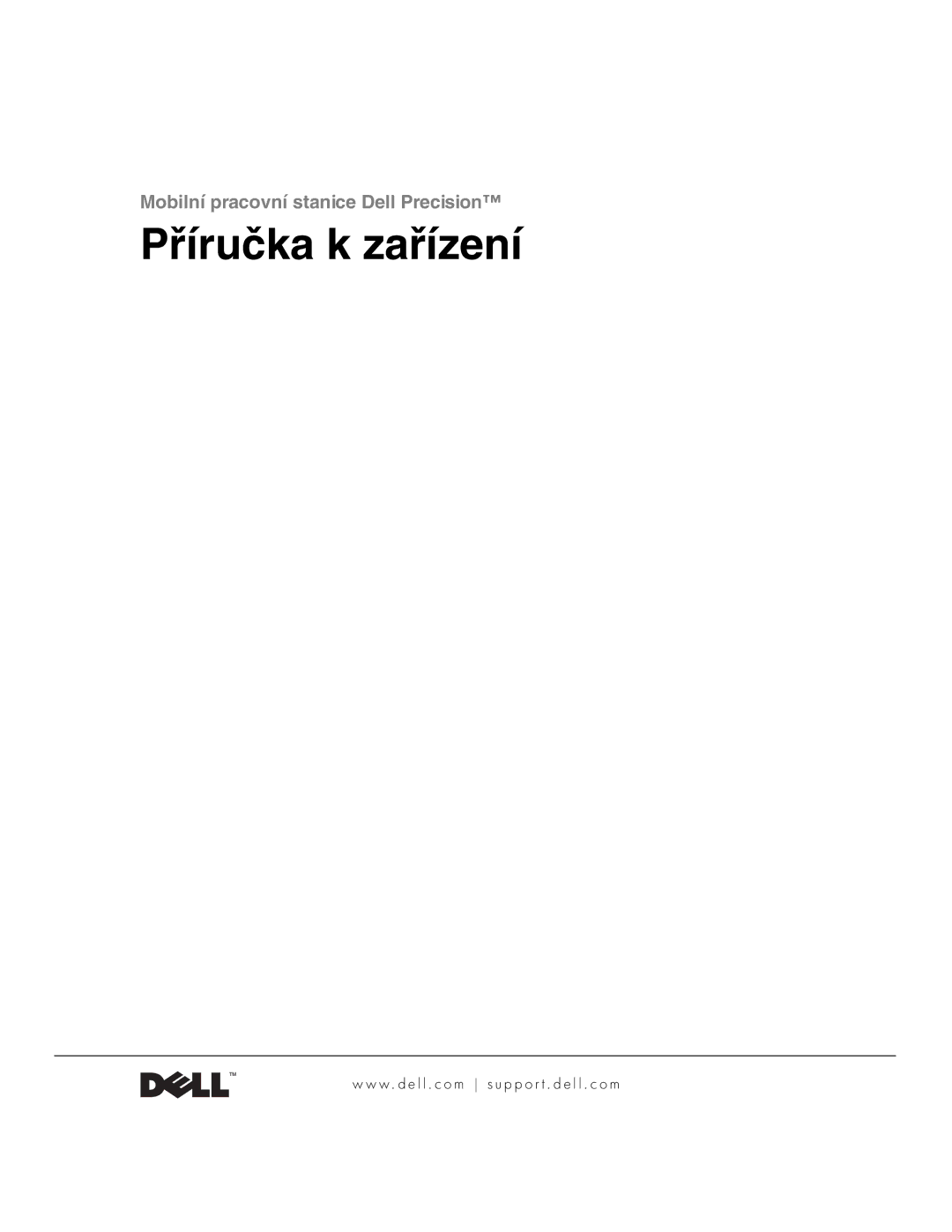 Dell PP01X manual Příručka k zařízení 