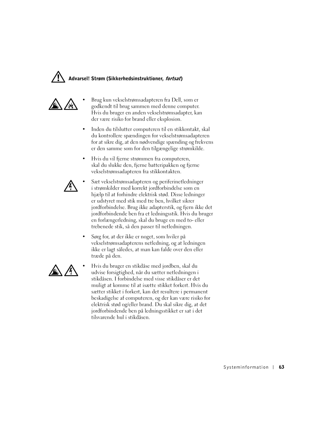 Dell PP01X manual Systeminfor mation 