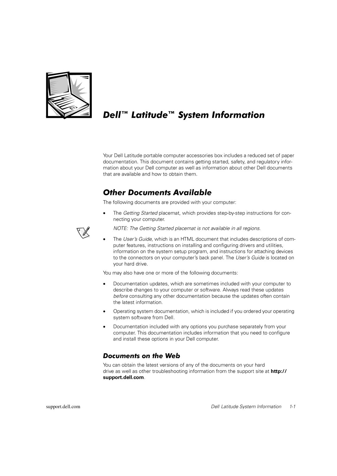 Dell PP01X manual Dell Confidential Preliminary 25/00 