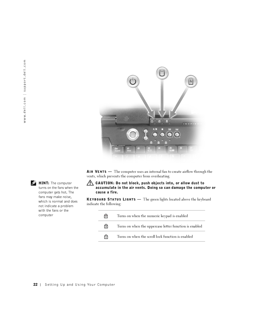 Dell PP01X owner manual W . d e l l . c o m s u p p o r t . d e l l . c o m 