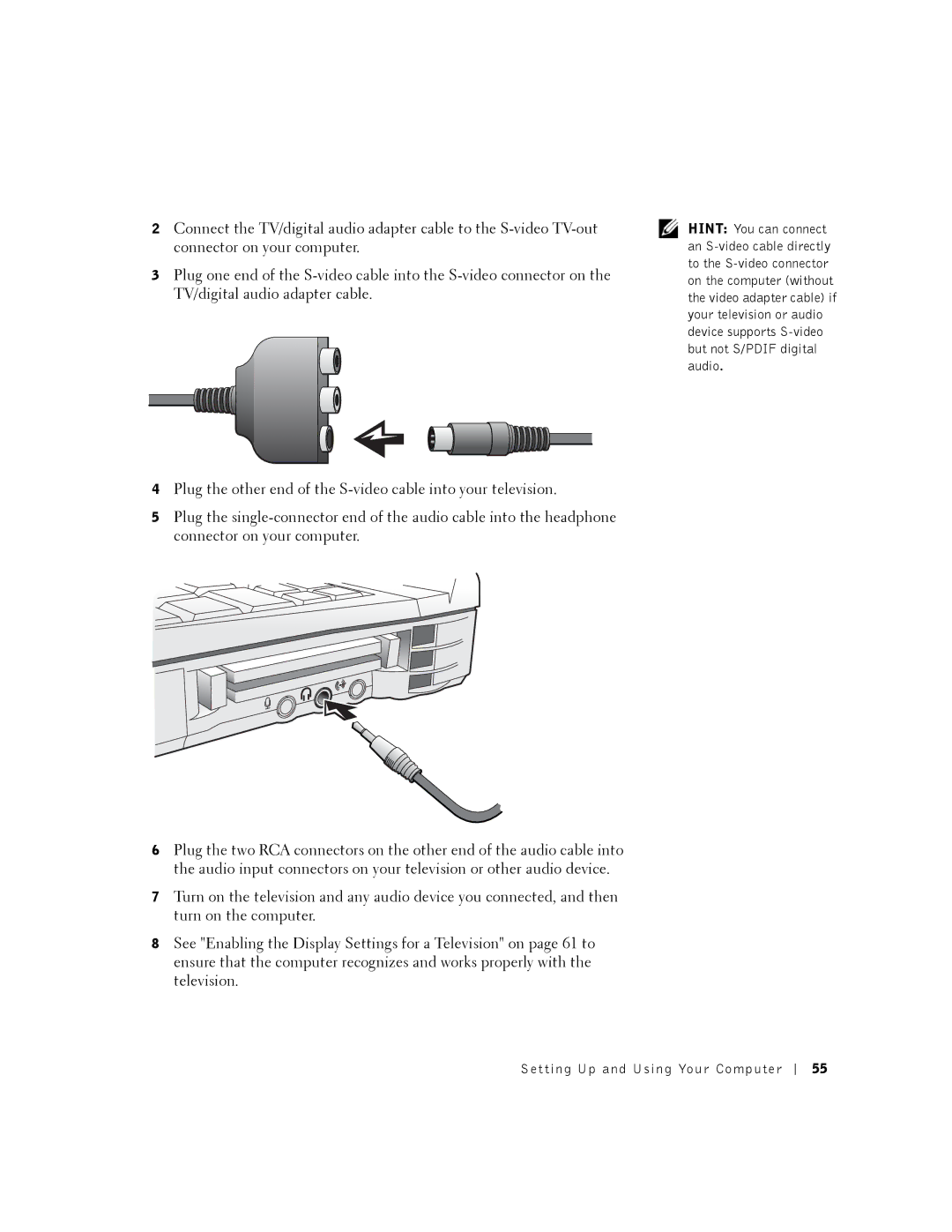 Dell PP01X owner manual Setting Up and Using Your Computer 